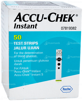 Accu Chek Instant Blood Glucose Test Strips 50