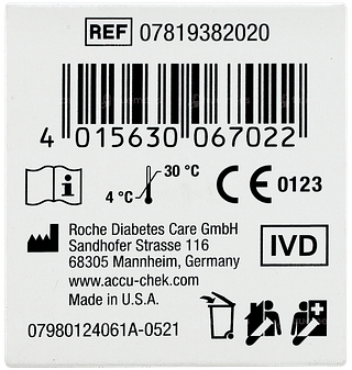 Accu Chek Instant Blood Glucose Test Strips 50