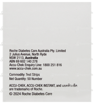 Accu Chek Instant Test Strips 50