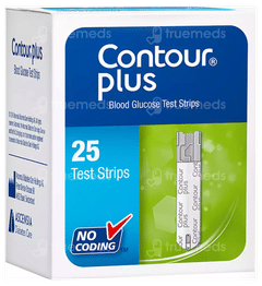 Contour Plus Blood Glucose Test Strips 25 Contour Plus Blood Glucose Test Strips 25