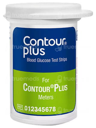 Contour Plus Blood Glucose Test Strips 25
