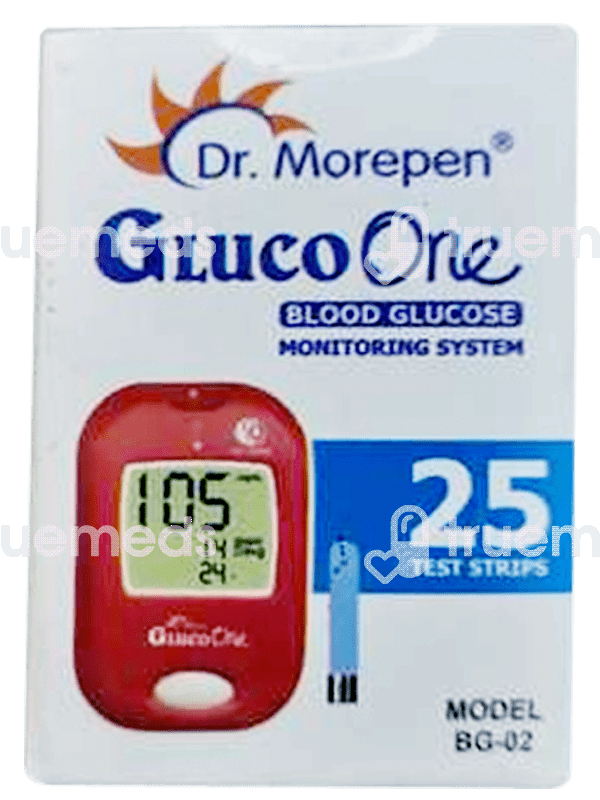 Dr Morepen Gluco One Bg 02 Blood Glucose Test Strips 25