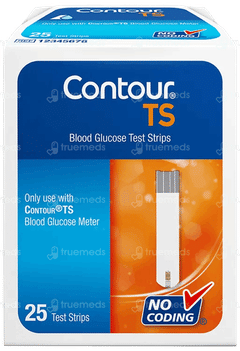 Contour Ts Blood Glucose Test Strips 25