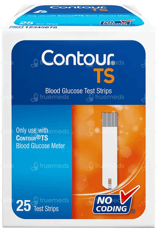 Contour Ts Blood Glucose Test Strips 25