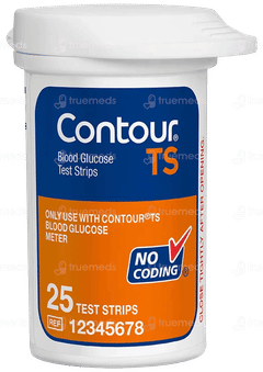 Contour Ts Blood Glucose Test Strips 25