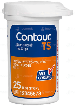 Contour Ts Blood Glucose Test Strips 25