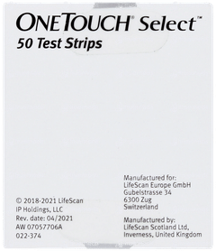 Onetouch Select Test Strips 50