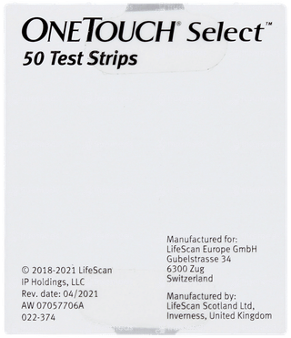 Onetouch Select Test Strips 50