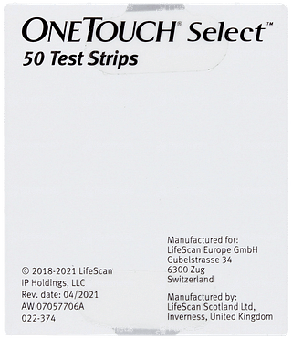 One Touch Select Test Strips 50