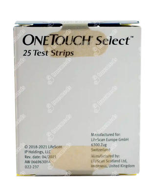 One Touch Select Test Strip 25