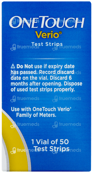 One Touch Verio Test Strips 50