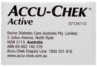 Accu Chek Active Test Strips 50