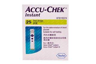 Accu Chek Instant Blood Glucose Test Strip 25