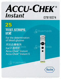 Accu Chek Instant Blood Glucose Test Strip 25