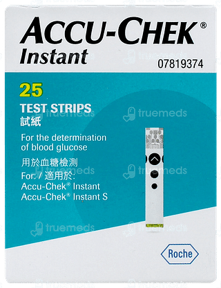 Accu Chek Instant Blood Glucose Test Strip 25