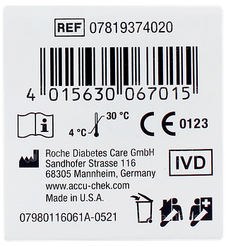 Accu Chek Instant Blood Glucose Test Strip 25