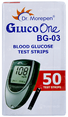 Dr Morepen Gluco One Bg 03 Blood Glucose Test Strips 50 Dr Morepen Gluco One Bg 03 Blood Glucose Test Strips 50