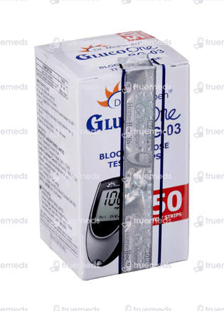 Dr Morepen Gluco One Bg 03 Blood Glucose Test Strip 50