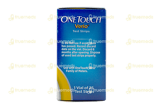 Onetouch Verio Test Strips 25