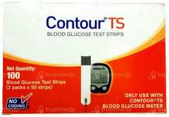 Contour Ts Blood Glucose Test Strip 100
