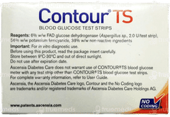 Contour Ts Blood Glucose Test Strip 100