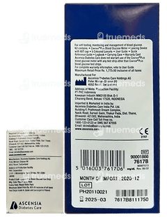Contour Plus Blood Glucose Monitoring System 1 With 25 Test Strips Free