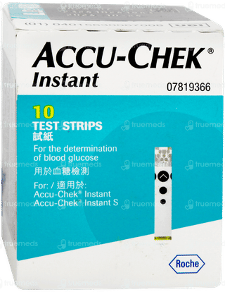 Accu Chek Instant Test Strips 10