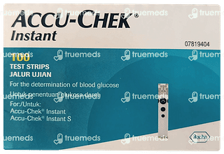 Accu Chek Instant Blood Glucose Test Strip 100