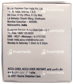 Accu Chek Instant Blood Glucose Test Strips 100
