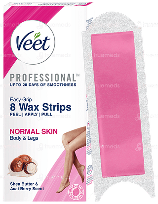 Veet Normal Skin Half Body Waxing Kit 8 Strips