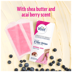Veet Normal Skin Half Body Waxing Kit 8 Strips