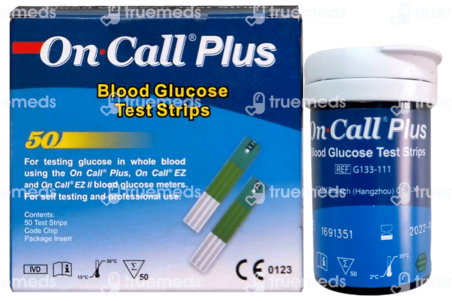 On Call Plus Blood Glucose Test Strip 50 - Uses, Side Effects, Dosage ...