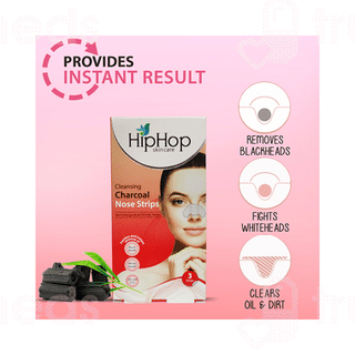 Hiphop Skincare Cleansing Charcoal For Women Nose Strips Pack Of 3