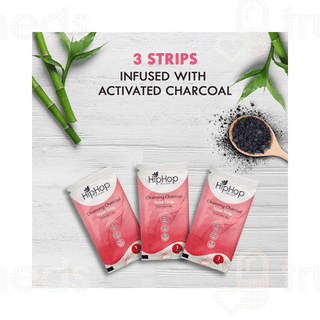 Hiphop Skincare Cleansing Charcoal For Women Nose Strips Pack Of 3