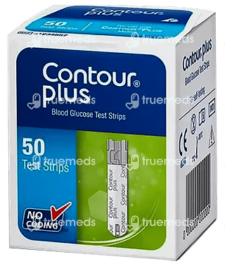 Contour Plus Blood Glucose Test Strip 50