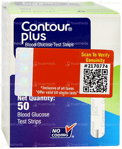 Contour Plus Blood Glucose Test Strips 50 Contour Plus Blood Glucose Test Strips 50
