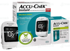 Accu Chek Instant Blood Glucose Meter With 10 Test Strips Free Accu Chek Instant Blood Glucose Meter With 10 Test Strips Free