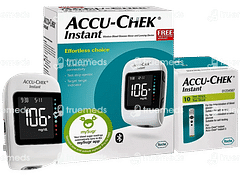 Accuchek Instant Glucometer With Free 10 Test Strip Combipack Of 1