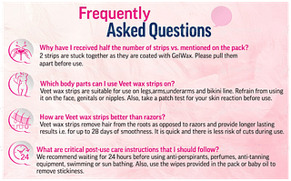 Veet Professional Normal Skin Wax Strips 20