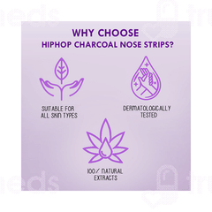 Hiphop Skincare Cleansing Charcoal Forehead Nose And Chin Strip 6