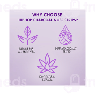 Hiphop Skincare Cleansing Charcoal Forehead Nose And Chin Strip 6
