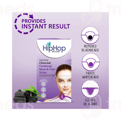 Hiphop Skincare Cleansing Charcoal Forehead Nose And Chin Strip 6