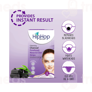 Hiphop Skincare Cleansing Charcoal Forehead Nose And Chin Strip 6