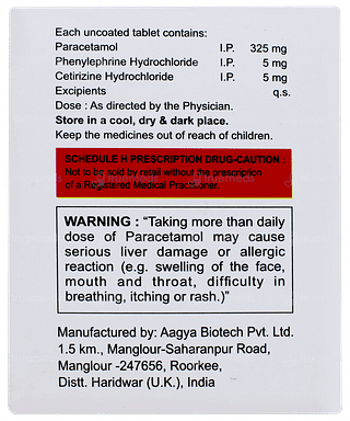 Histacet Cold Nf Tablet 10