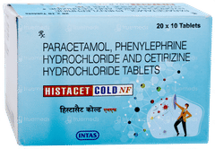 Histacet Cold Nf Tablet 10