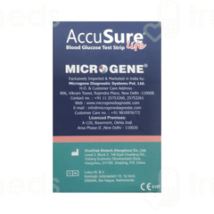 Accusure Life Blood Glucose Test Strip 25