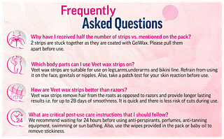 Veet For Dry Skin Body Waxing Kit Pack Of 8 Strips
