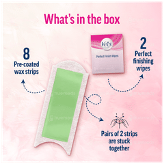 Veet For Dry Skin Body Waxing Kit Pack Of 8 Strips