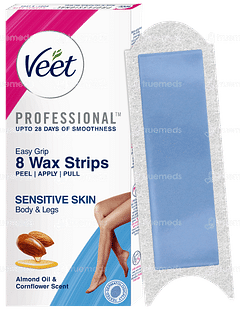 Veet Professional Sensitive Skin Wax Strips 8