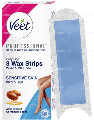 Veet Professional Sensitive Skin Wax Strips 8